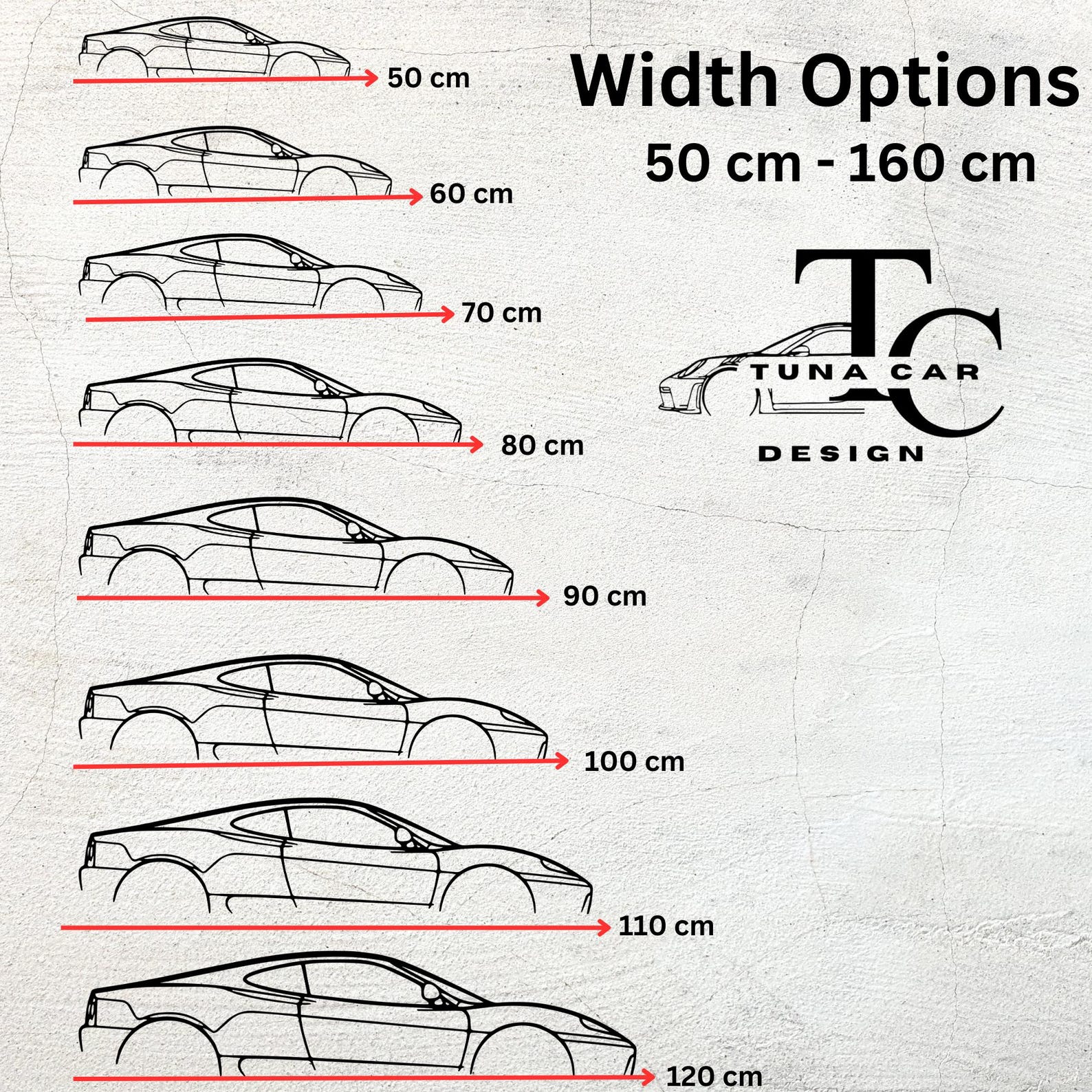 Premium Metal Automotive Silhouette